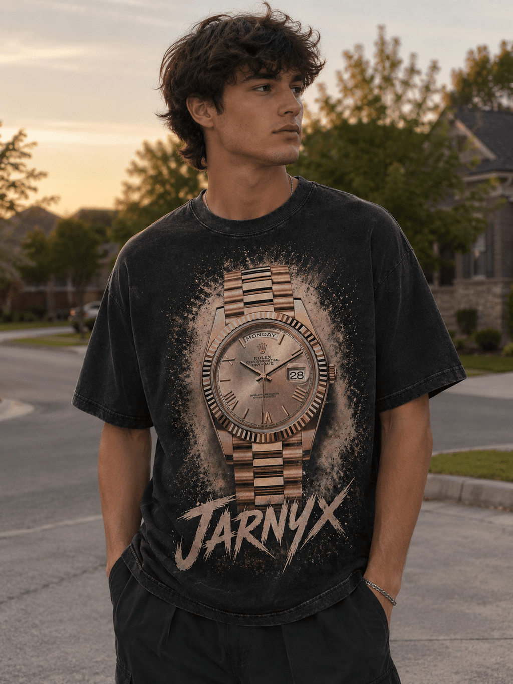 Jarnyx Rose Gold Watch Tee